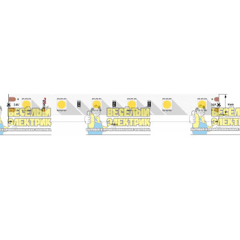Светодиодная лента 14.4Вт 24В IP33 теплое свечение SWG ( 5m )