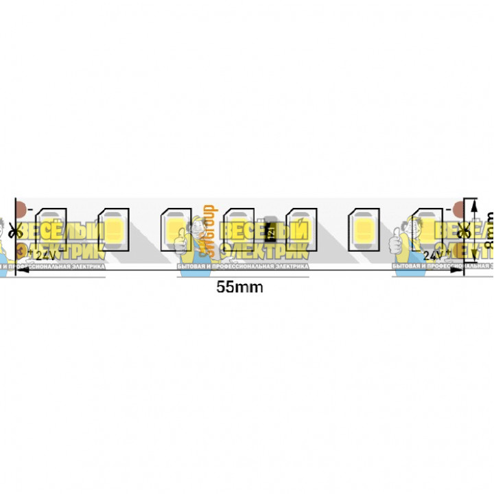 Светодиодная лента SMD теплого белого свечения SWG ( 5m )