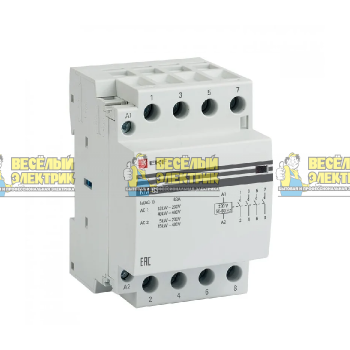 Контактор модульный КМ 63А 4NО 3 мод. 184-253В EKF km-3-63-40