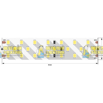 Светодиодная лента SMD-2835 120 светодиодов на метр SWG ( 5m )