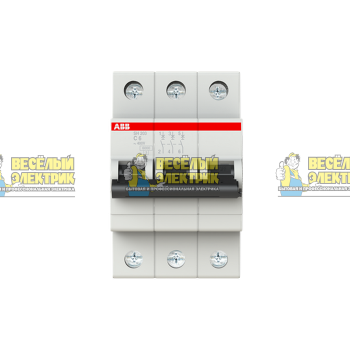 Автоматический выключатель 3-полюсной ABB SH203 C6