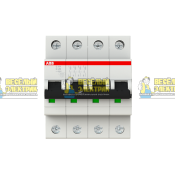  Автоматический выключатель 4-полюсной  ABB S204 C20 