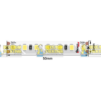 Светодиодная лента SMD-2835 14.4Вт 24В IP33 SWG ( 5m )