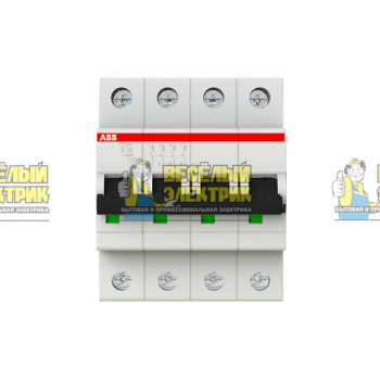  Автоматический выключатель 4-полюсной  ABB S204 C10