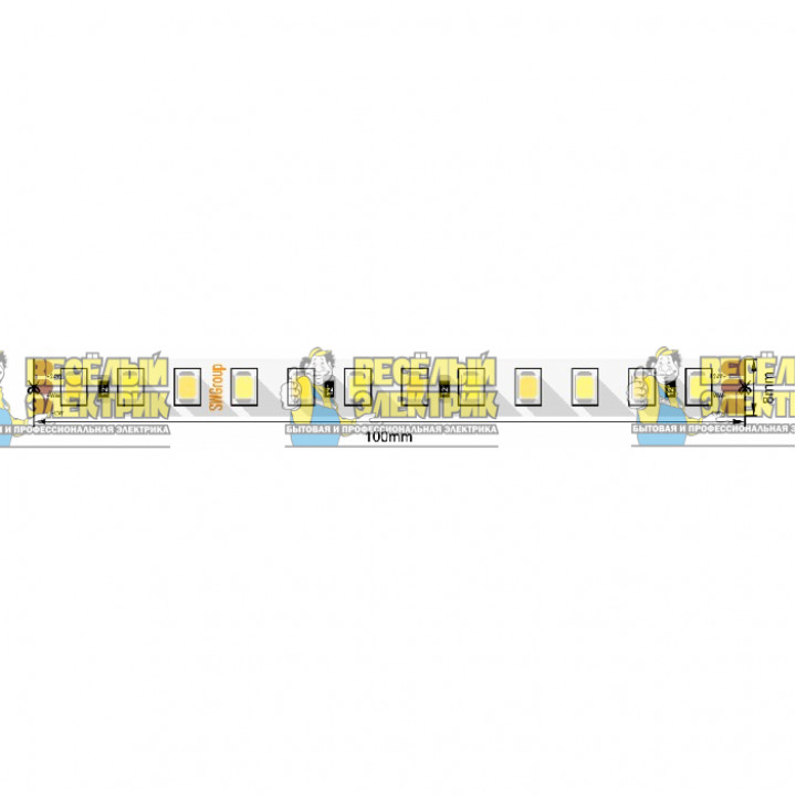 Светодиодная лента Ip20 белый теплый + холодный свет SWG ( 5m )