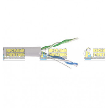 Кабель связи витая пара U/UTP 24AWG PVC solid ITK 