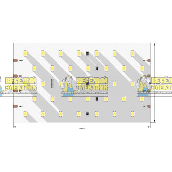 Светодиодная лента 31Вт 24В теплое свечение SWG ( 2.5m )