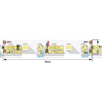 Светодиодная лента холодное белое свечение IP33 SWG ( 5m )