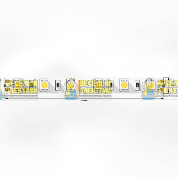 Светодиодная лента 14.4Вт IP20 цвет теплый белый 24В SWG ( 5m )