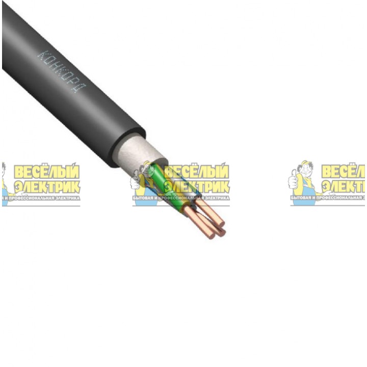 Кабель ППГнг(А)-HF 3х10 (N PE) 0.66кВ (м) Конкорд 