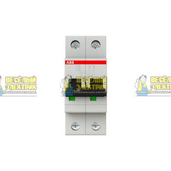 Автоматический выключатель 2-полюсной  ABB S202 C50